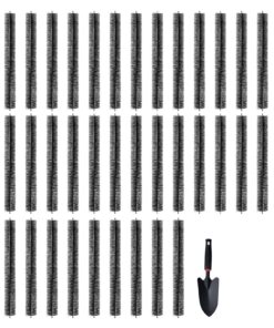 VEVOR Gutter Brush Set, 36.6 m Total Length, Ø11 cm, 40-Pack Leaf Guard for 12.7 cm Gutters, Debris & Bird Protection