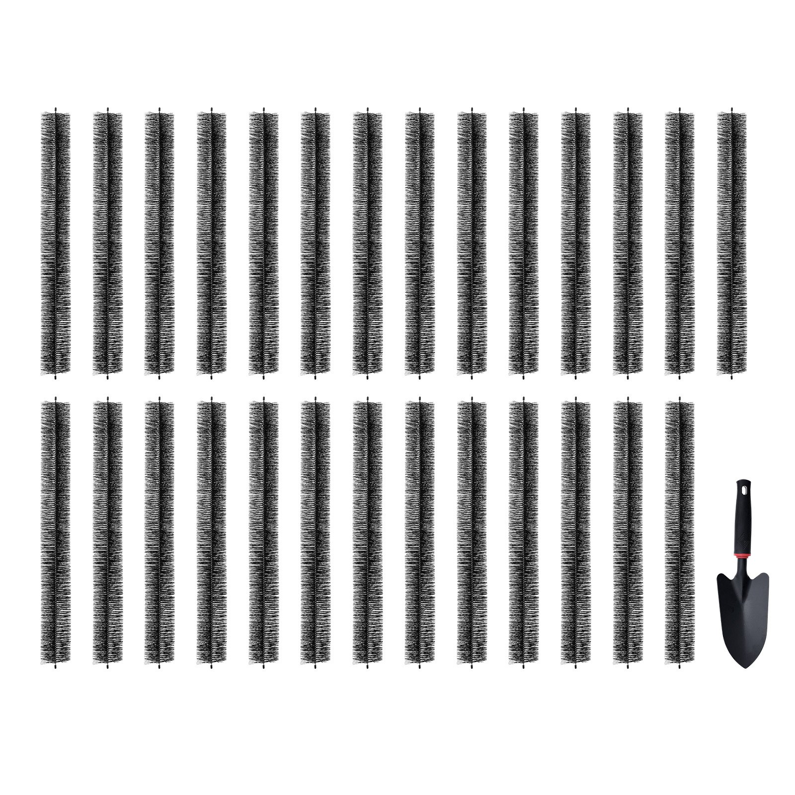 VEVOR notekas suku komplekts, kopā 24,4 m, Ø11 cm notekas aizsargs 12,7 cm notekas, 27 iepakojumu lapu un gružu bloķētājs, vienkārša uzstādīšana