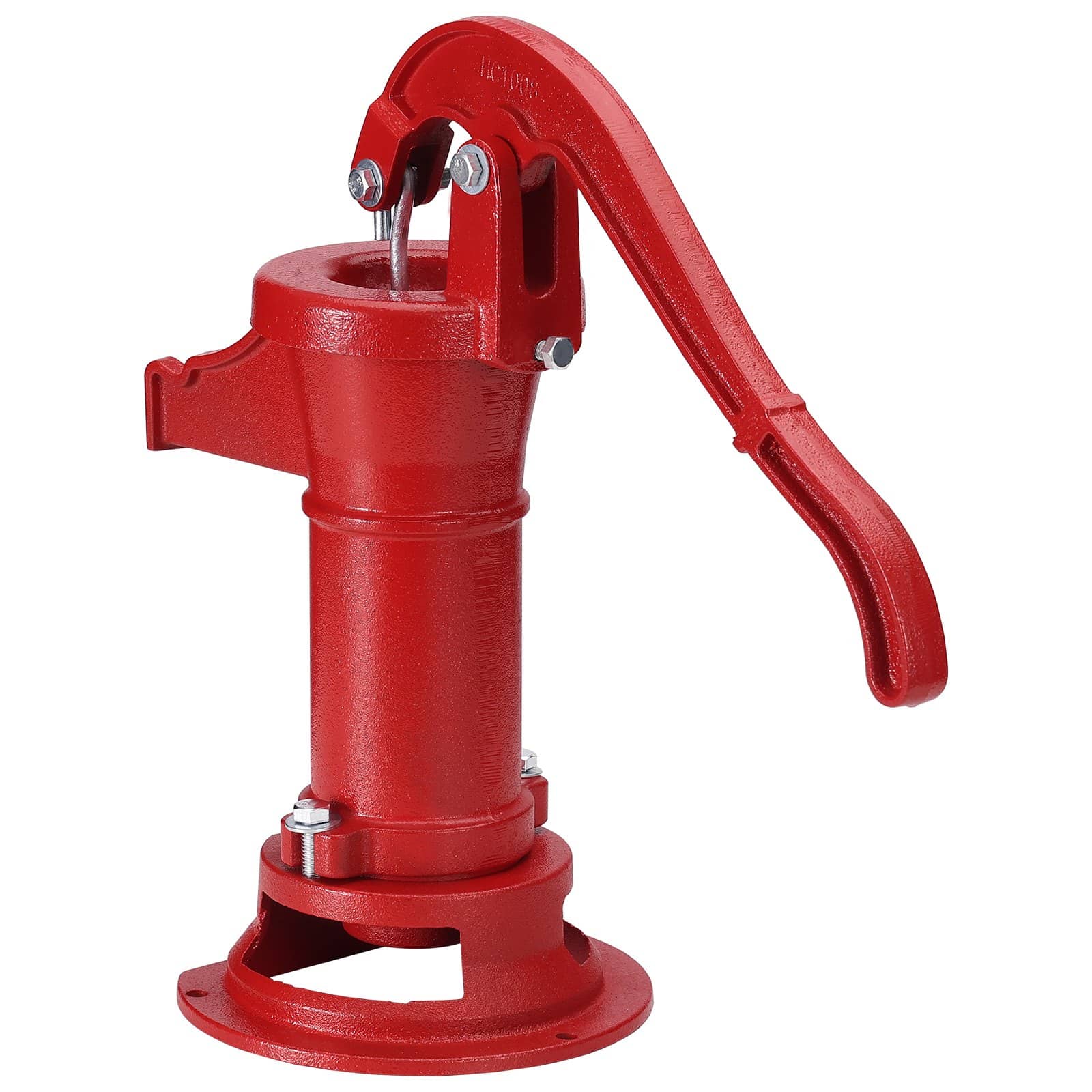VEVOR Cast Iron Antique Hand Water Pump, Manual Pitcher Pump with 7.6m Lift, Ergonomic Handle, Easy Install, Outdoor Use, Red — изображение 10