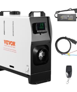 VEVOR 5–8kW Diesel Air Heater All-in-One with Remote & LCD, Low Noise, 12V/220V, Portable for Truck RV Camper Van 20m²