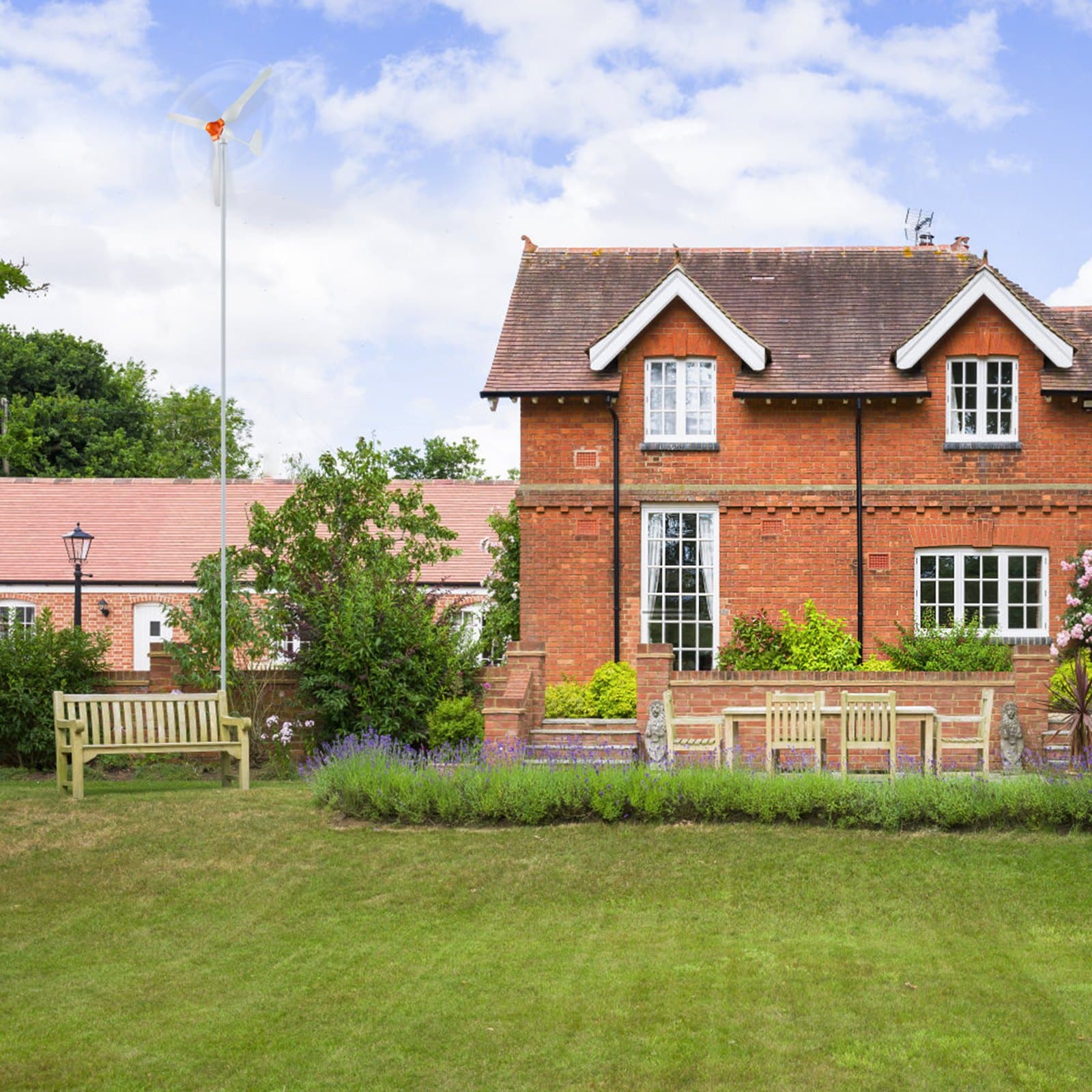 VEVOR 800W 12V Wind Turbine Generator Kit with MPPT Controller, 3-Blade, 2.5m/s Start Speed, for Home, Farm, RV, Boat — изображение 8