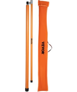 VEVOR 6.1m Fiberglass Truck Load Height Measuring Stick with Adjustable Telescopic Pole & Bag – Non-Conductive, Easy-Read Scale