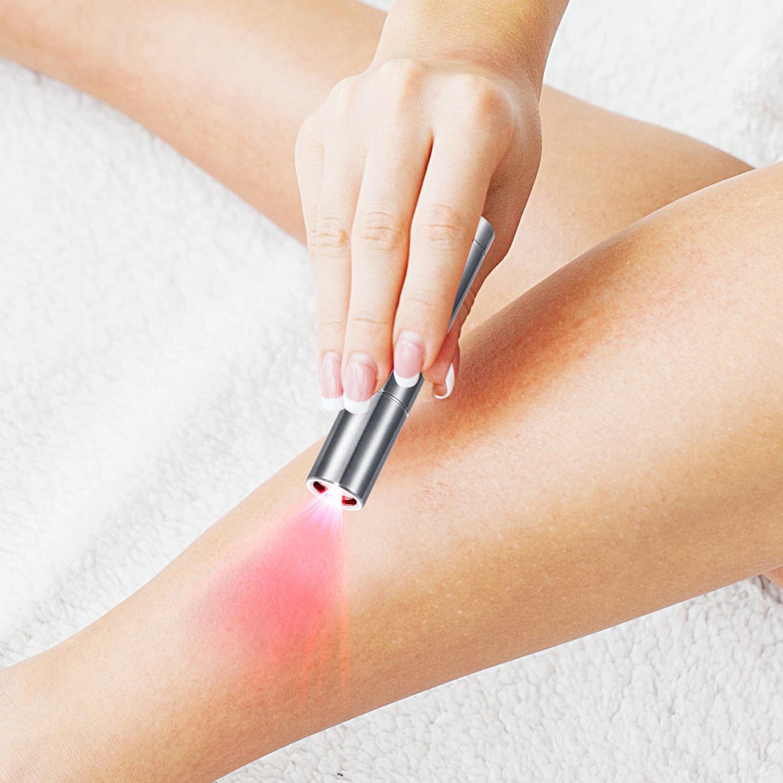 VEVOR Handheld Red & Near Infrared Light Therapy Device with 3 Wavelengths for Pain Relief, Healing & Skin Care, 5000mAh Battery — attēls 8