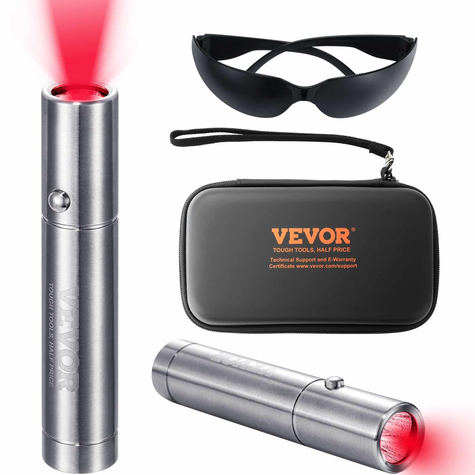 VEVOR Handheld Red & Near Infrared Light Therapy Device with 3 Wavelengths for Pain Relief, Healing & Skin Care, 5000mAh Battery — attēls 10
