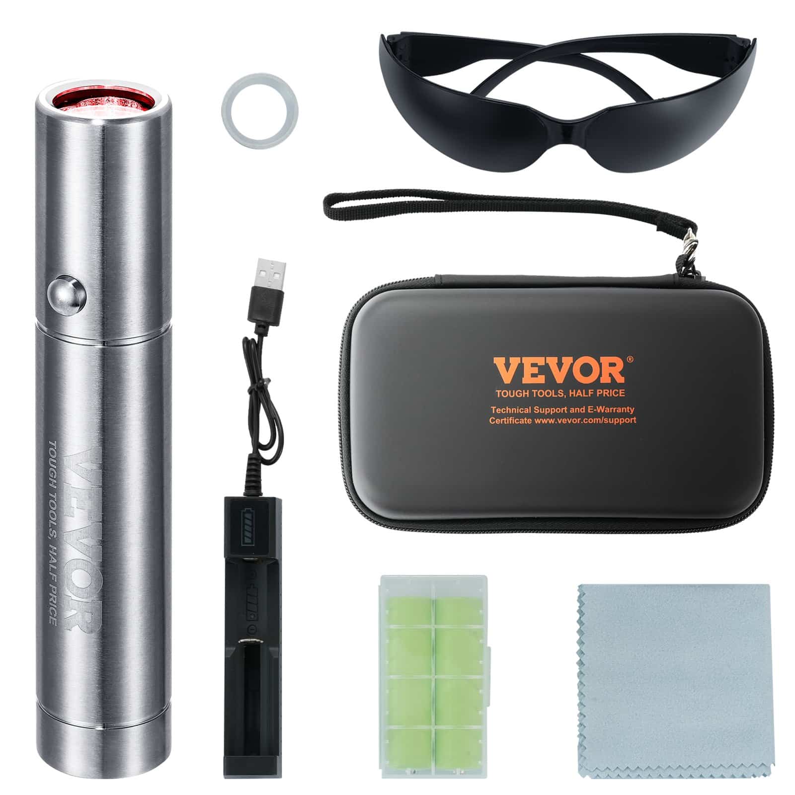 VEVOR Handheld Red & Near Infrared Light Therapy Device with 3 Wavelengths for Pain Relief, Healing & Skin Care, 5000mAh Battery — attēls 9