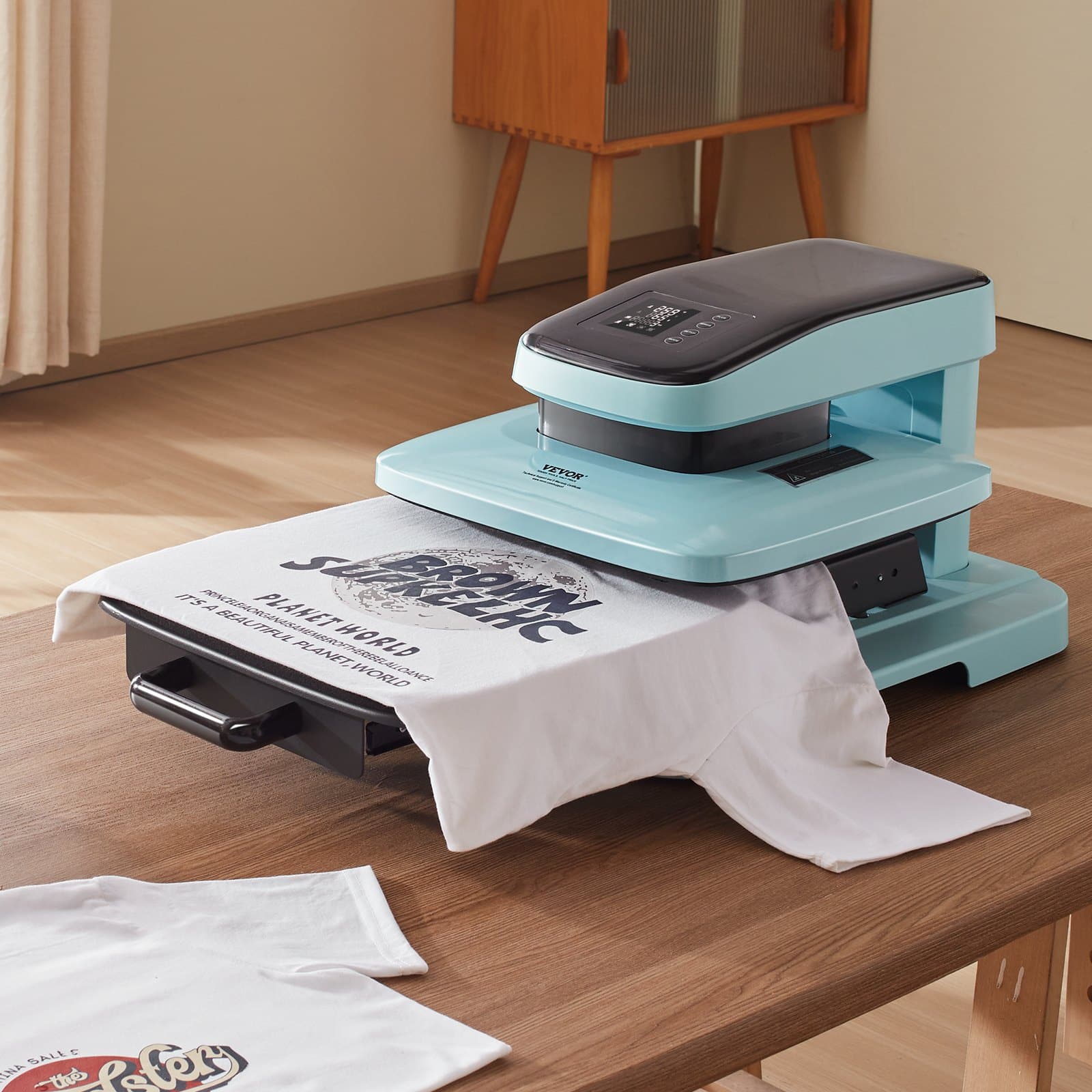 VEVOR 2-in-1 Auto Heat Press Kit with 38.1x38.1 cm T-Shirt & Tumbler Press for 311.8–850 g Tumblers, Smart Sublimation Machine — изображение 8