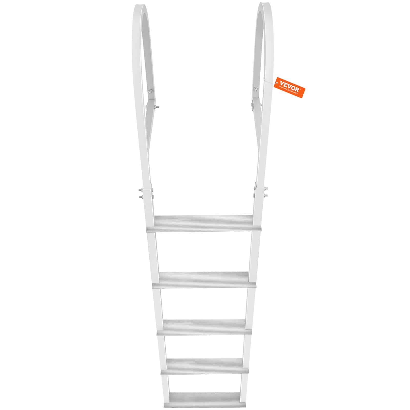 VEVOR 5-Step Removable Dock Ladder, 227kg Load, Anti-Slip 7.8x35cm Steps, Aluminum for Boat/Pool/Marine Boarding — изображение 11
