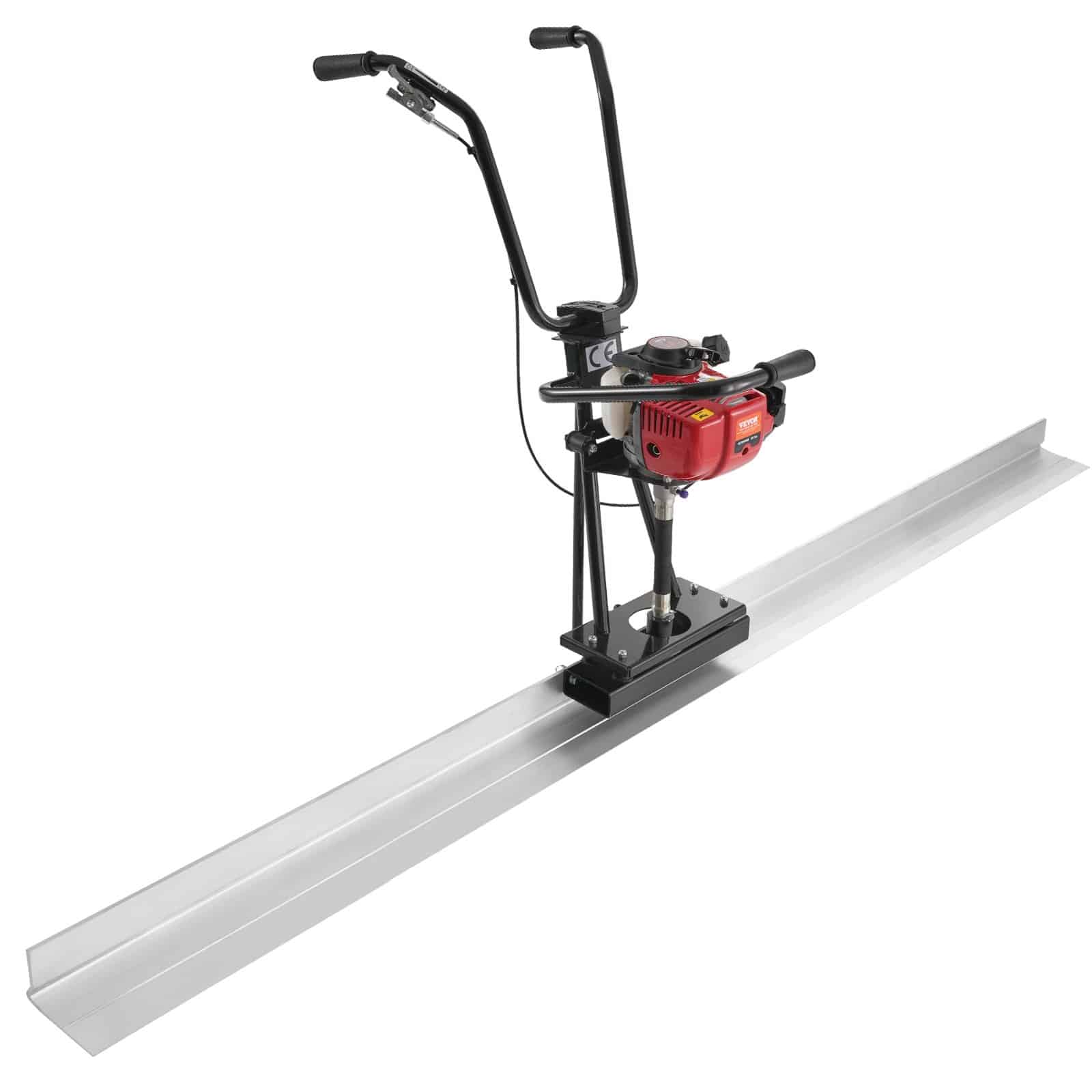 VEVOR Gas Concrete Power Screed with 2445mm Aluminum Blade, 6500RPM 4-Stroke Vibrating Motor, Adjustable Handle, Cement Tool — изображение 11