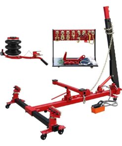 VEVOR 6-Ton Auto Body Frame Straightener with Hydraulic Pump, Airbag Jack & Clamp Set for Vehicle Frame Repair