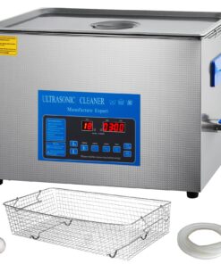 VEVOR 22L Dual Frequency Ultrasonic Cleaner with Heater, 480W, 28/40kHz, for Jewelry, Eyeglasses, Lab & Medical Use