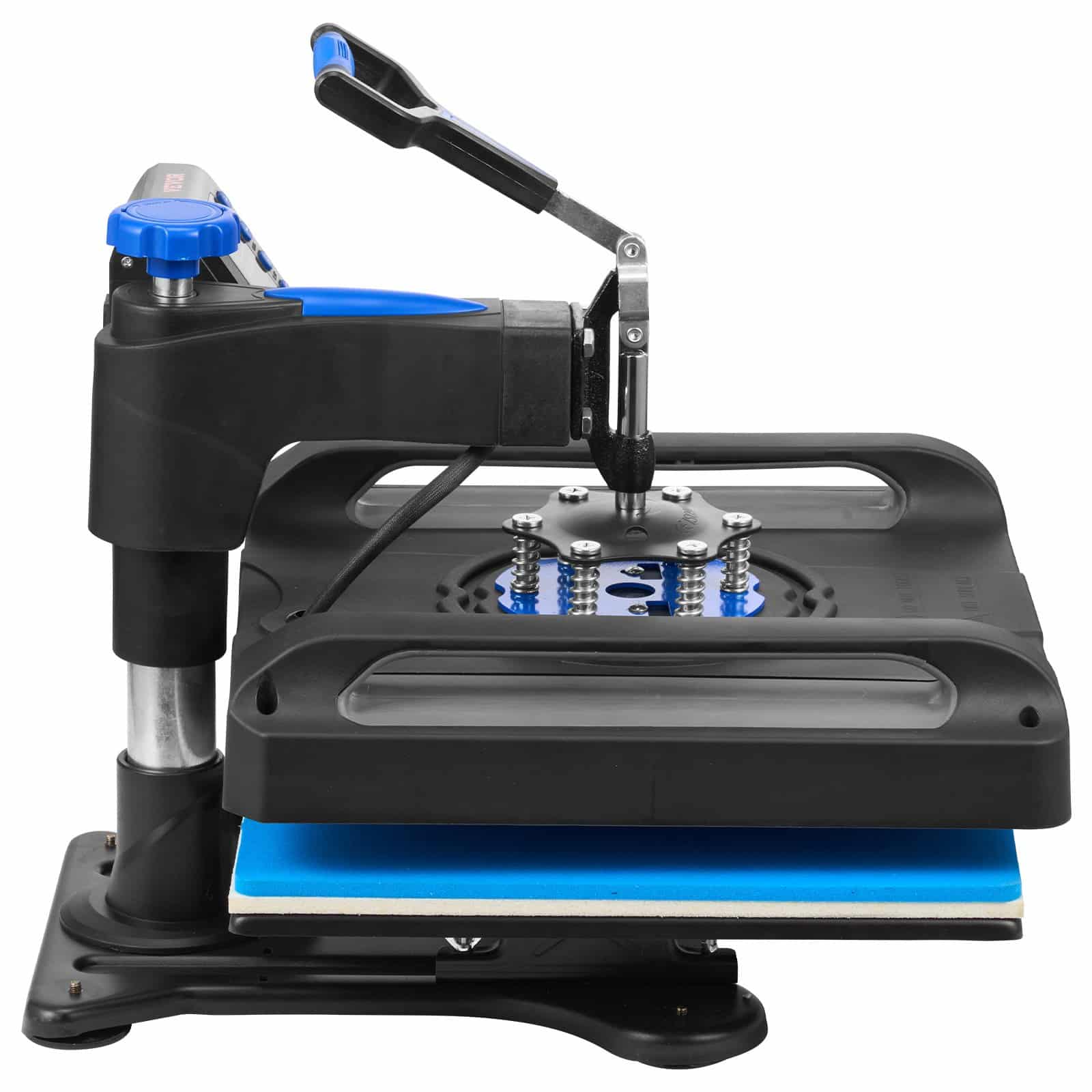 VEVOR 38x38 cm Heat Press Machine, Fast Heating, 360° Swing Away, Digital Sublimation T-Shirt Printer, Anti-Scald, Blue — attēls 11