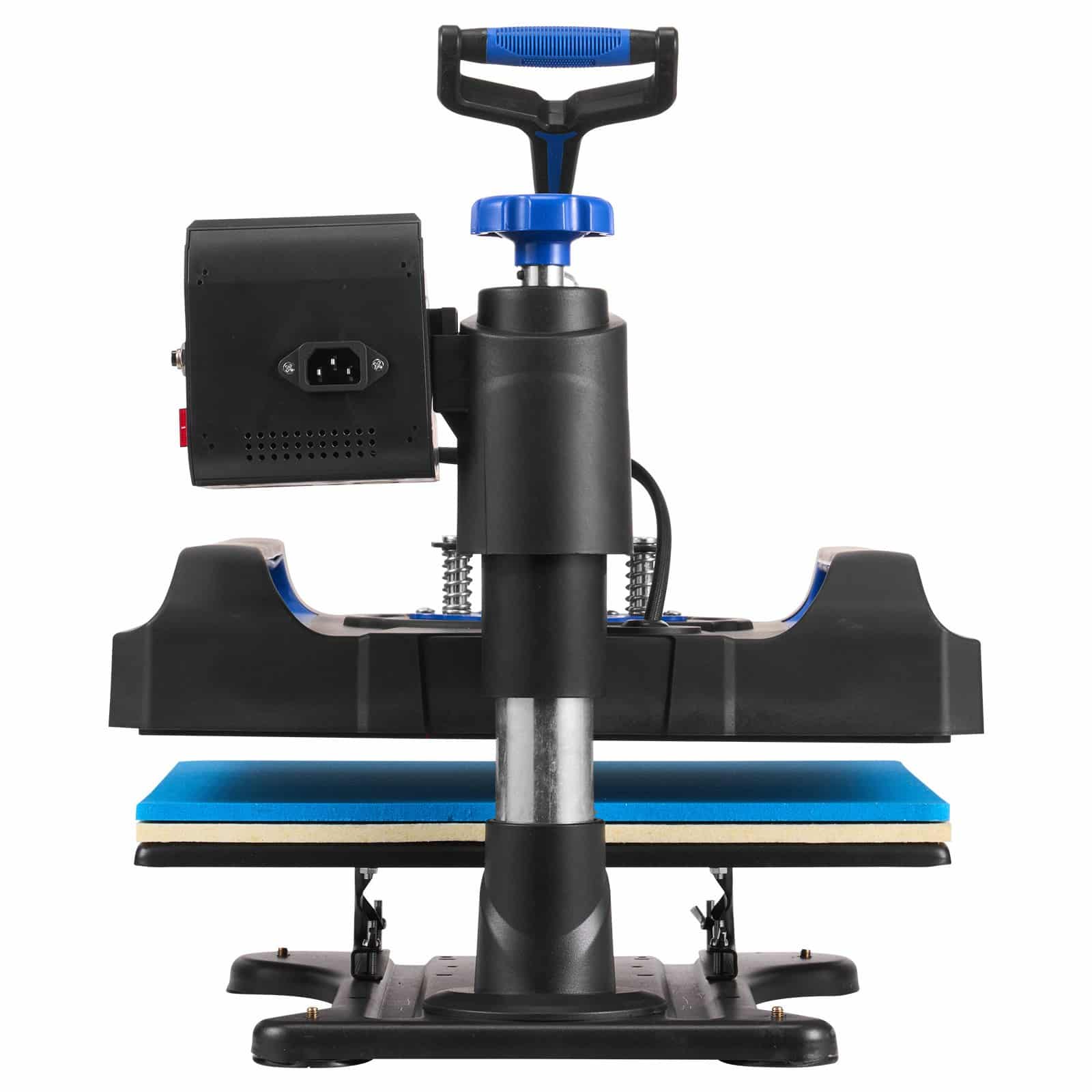 VEVOR 38x38 cm Heat Press Machine, Fast Heating, 360° Swing Away, Digital Sublimation T-Shirt Printer, Anti-Scald, Blue — attēls 12