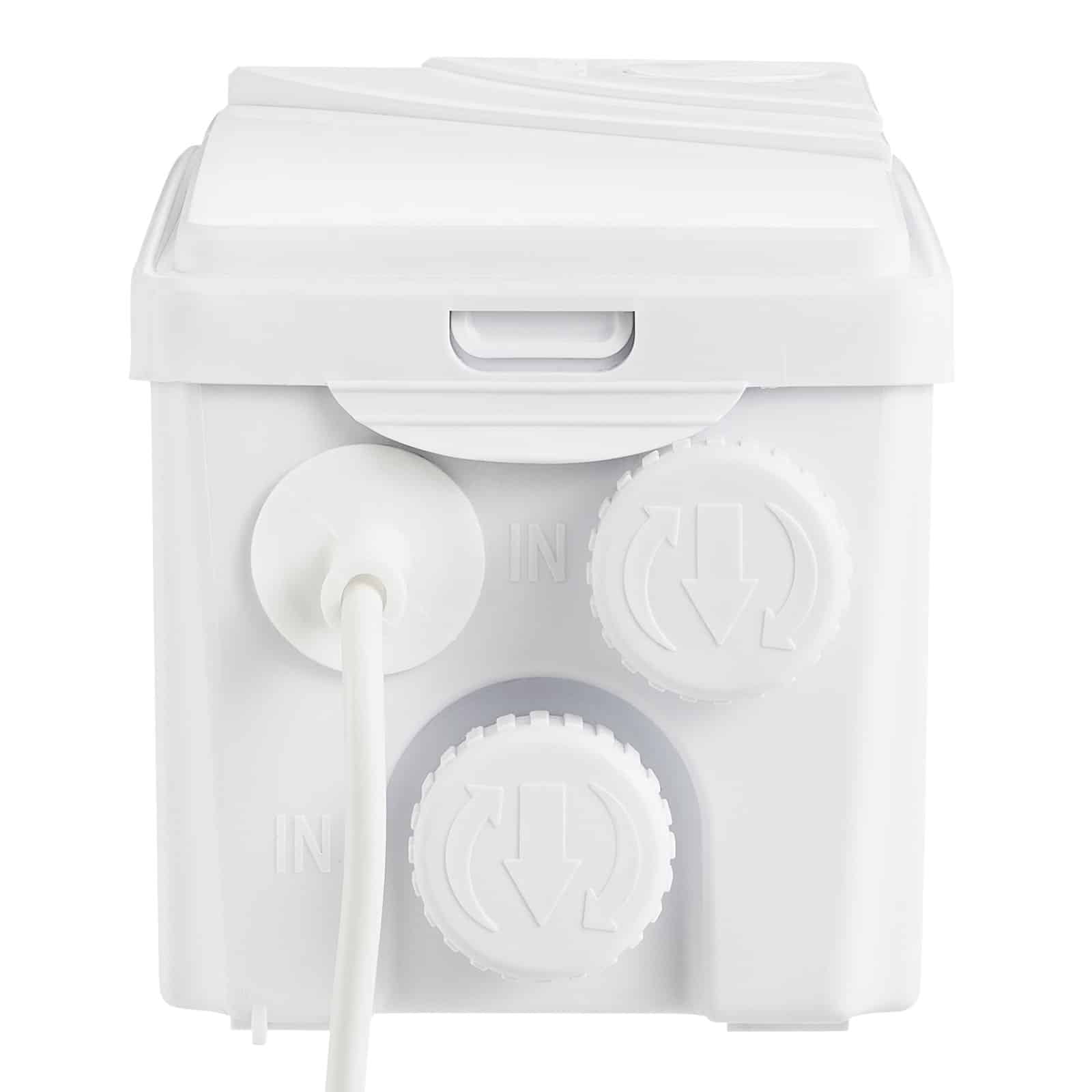 VEVOR 350W Macerator Sewerage Pump, 6000 L/h Flow, 7 m Head, 3 Inlets for Bathroom, Kitchen, Laundry Waste Water Disposal — Attēls 11