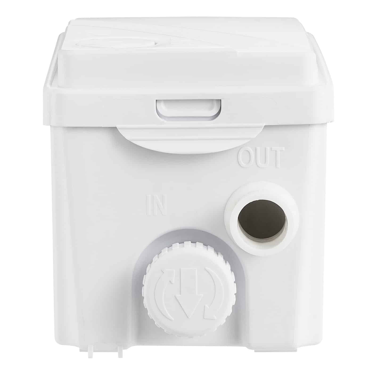 VEVOR 350W Macerator Sewerage Pump, 6000 L/h Flow, 7 m Head, 3 Inlets for Bathroom, Kitchen, Laundry Waste Water Disposal — Attēls 12