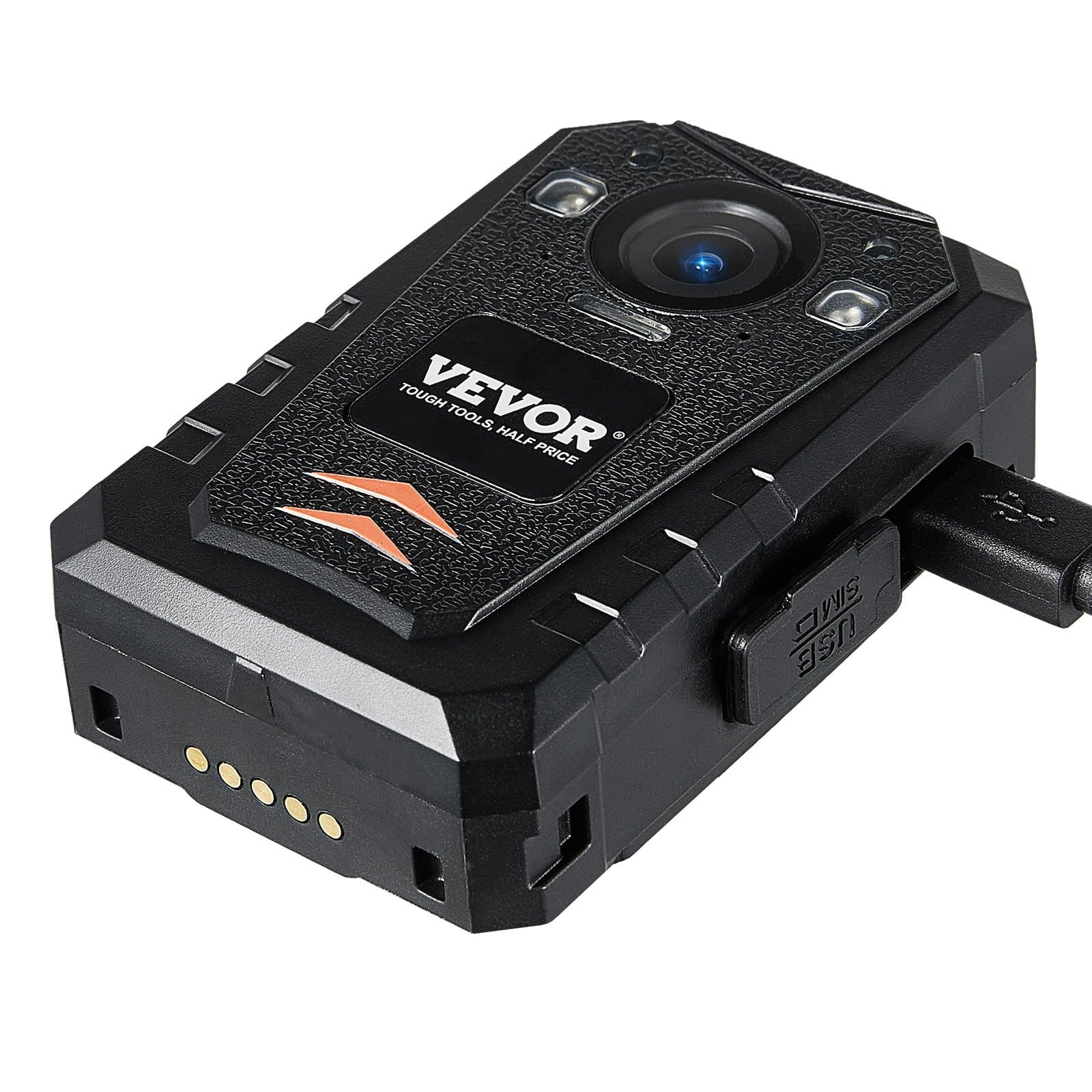 VEVOR 2K HD Police Body Camera 64GB with Audio, Infrared Night Vision, GPS, 3500mAh Battery, Waterproof, 2'' LCD - Image 12
