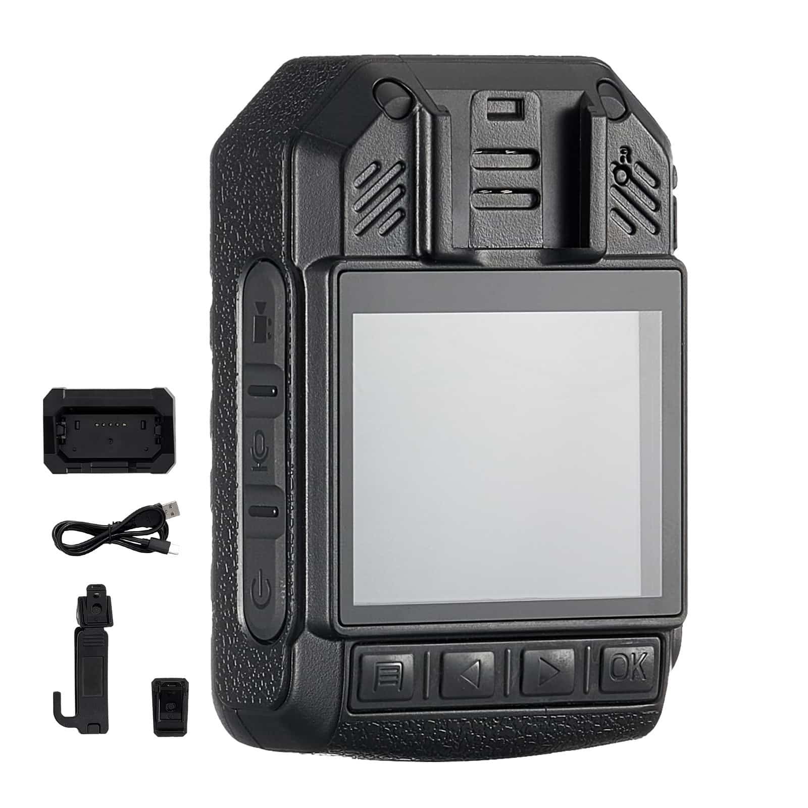 VEVOR 2K HD Police Body Camera 64GB with Audio, Infrared Night Vision, GPS, 3500mAh Battery, Waterproof, 2'' LCD - Image 9