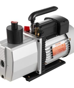 VEVOR 483 л/мин двухступенчатый роторный вакуумный насос, 15 микрон, 559 Вт (3/4 л.с.), прочный HVAC насос с вакуумом 0,3 Па