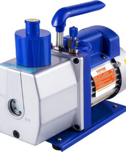 VEVOR 7 CFM 1/2 HP Single Stage Rotary Vane Vacuum Pump for HVAC, AC Repair, Refrigeration & Vacuum Packaging