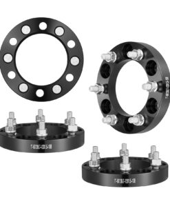 VEVOR 25,4 мм кованые проставки для колес 6x139,7, ступица 108 мм, M12x1.5 для Toyota, Lexus, Hummer, 4 шт. черные