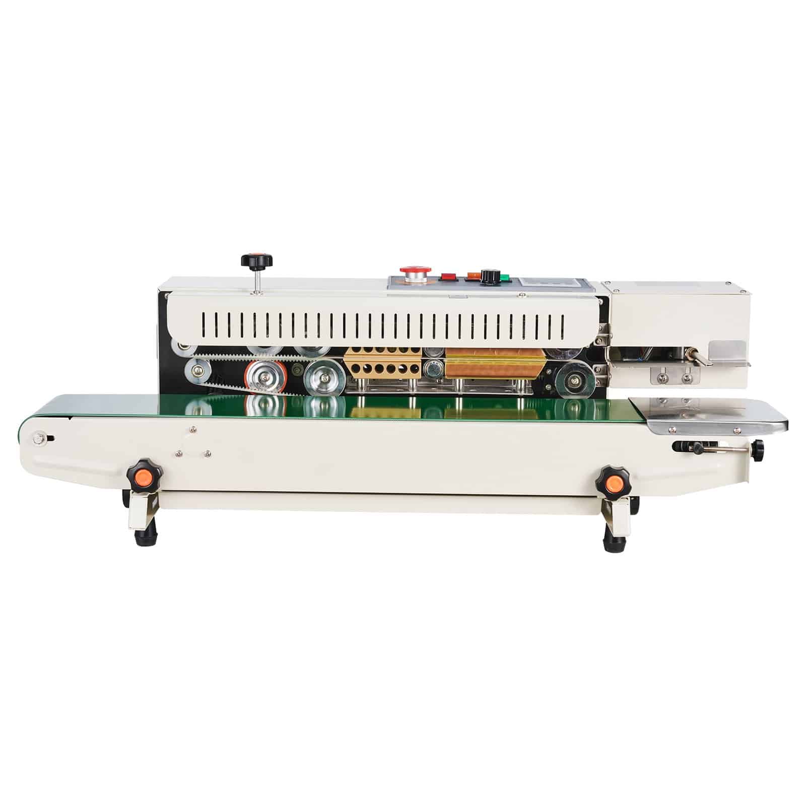 VEVOR Horizontal Band Sealer, 6-12 mm Seal Width, Digital Temp Control, 0.02–0.8 mm Plastic Bag Sealing, Inflation Function - Pilt 11