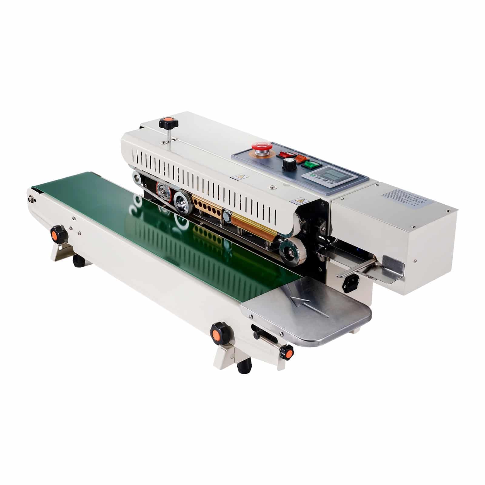 VEVOR Horizontal Band Sealer, 6-12 mm Seal Width, Digital Temp Control, 0.02–0.8 mm Plastic Bag Sealing, Inflation Function - Pilt 12