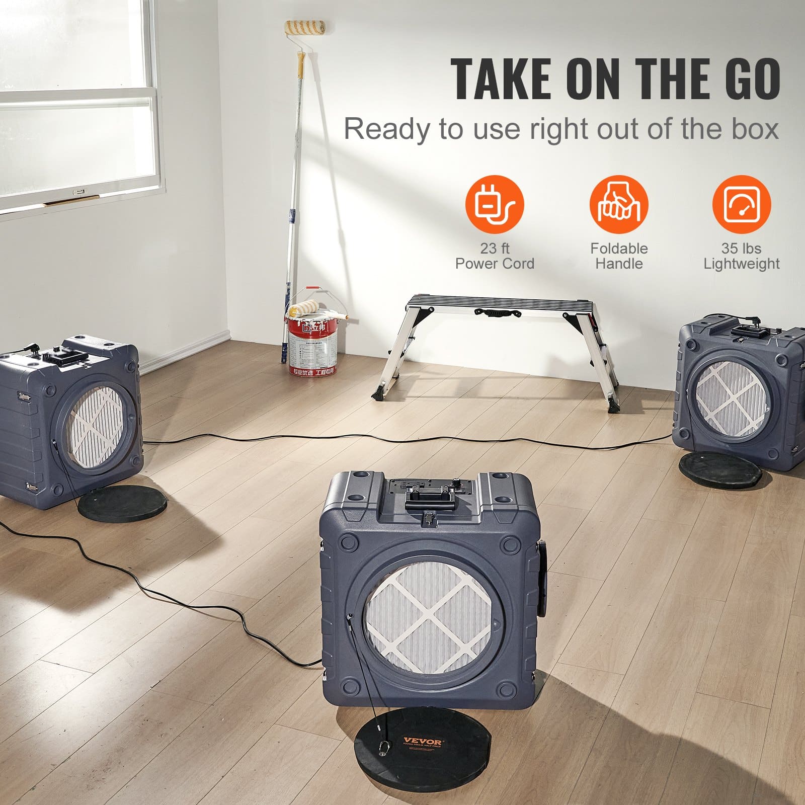 VEVOR 800 CFM Stackable Air Purifier with UV-C, HEPA H13 Filter & 3-Stage Filtration for Allergen & Odor Removal — изображение 5