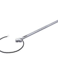 VEVOR 122 cm Chain Pipe Wrench, 34 cm Capacity, CRV Reversible Tool with High-Strength Jaw for Pipe Installation & Car Repair