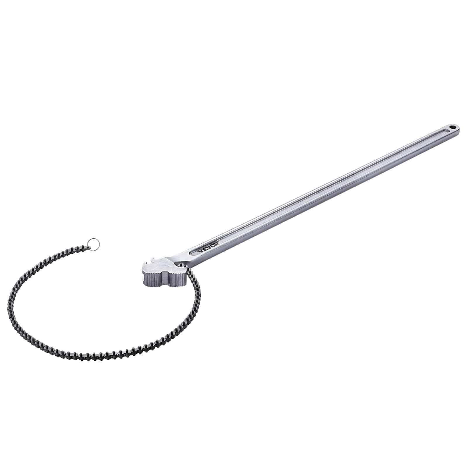Ключ для цепных труб VEVOR 122 см, емкость 34 см, обратимый инструмент CRV с высокопрочной губкой для установки труб и ремонта автомобилей