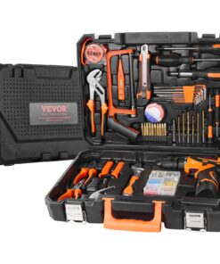 VEVOR 146-Piece Household Tool Kit with 14 Nm Electric Drill, Steel Tools & Portable Storage Case for Home, DIY & Auto Repair