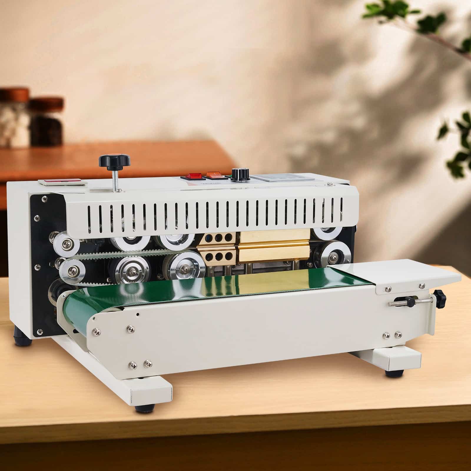 VEVOR Band Sealing Machine 600W, 6–12 mm Seal Width, Horizontal Plastic Bag Sealer with Digital Temp Control & Counter — изображение 8
