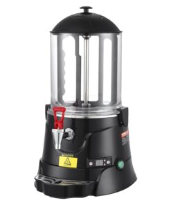 VEVOR 10L дозатор горячего шоколада с регулировкой температуры 30–90°C, бак ABS, лопасти из нерж. стали, для горячих напитков