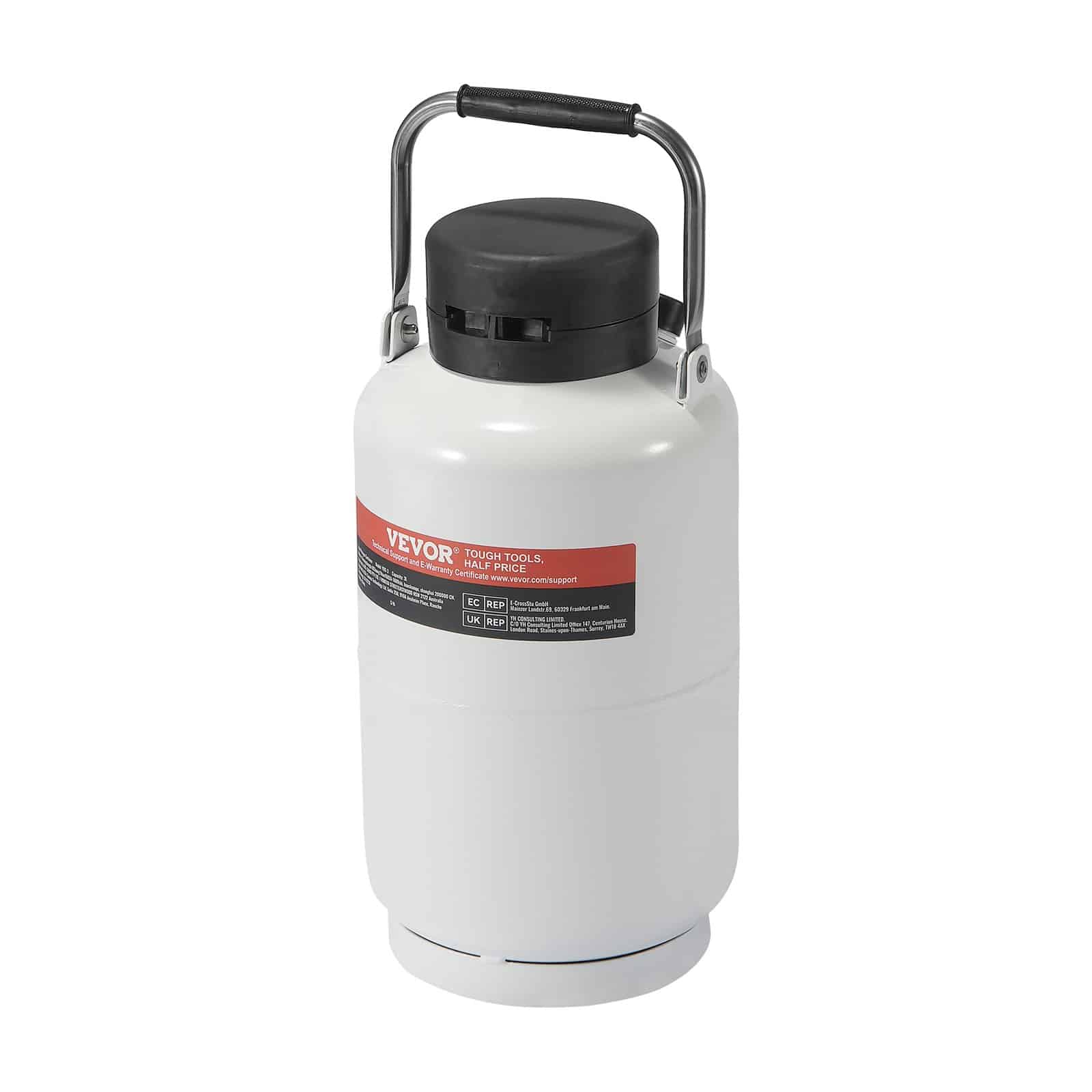 VEVOR 3L Liquid Nitrogen Tank, Aluminum Dewar with 6 Canisters & Carry Bag, Cryogenic Container for Labs, Medical & Beauty Use — изображение 11