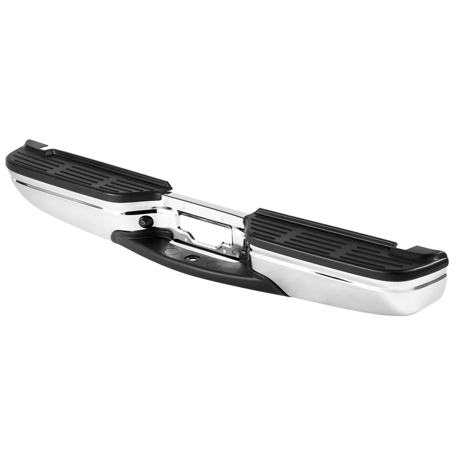 Chrome Steel Rear Step Bumper for Ford F250/F350 Super Duty 1999–2007, with Step Pad & Plate Light, FO1101141 - Зображення 9