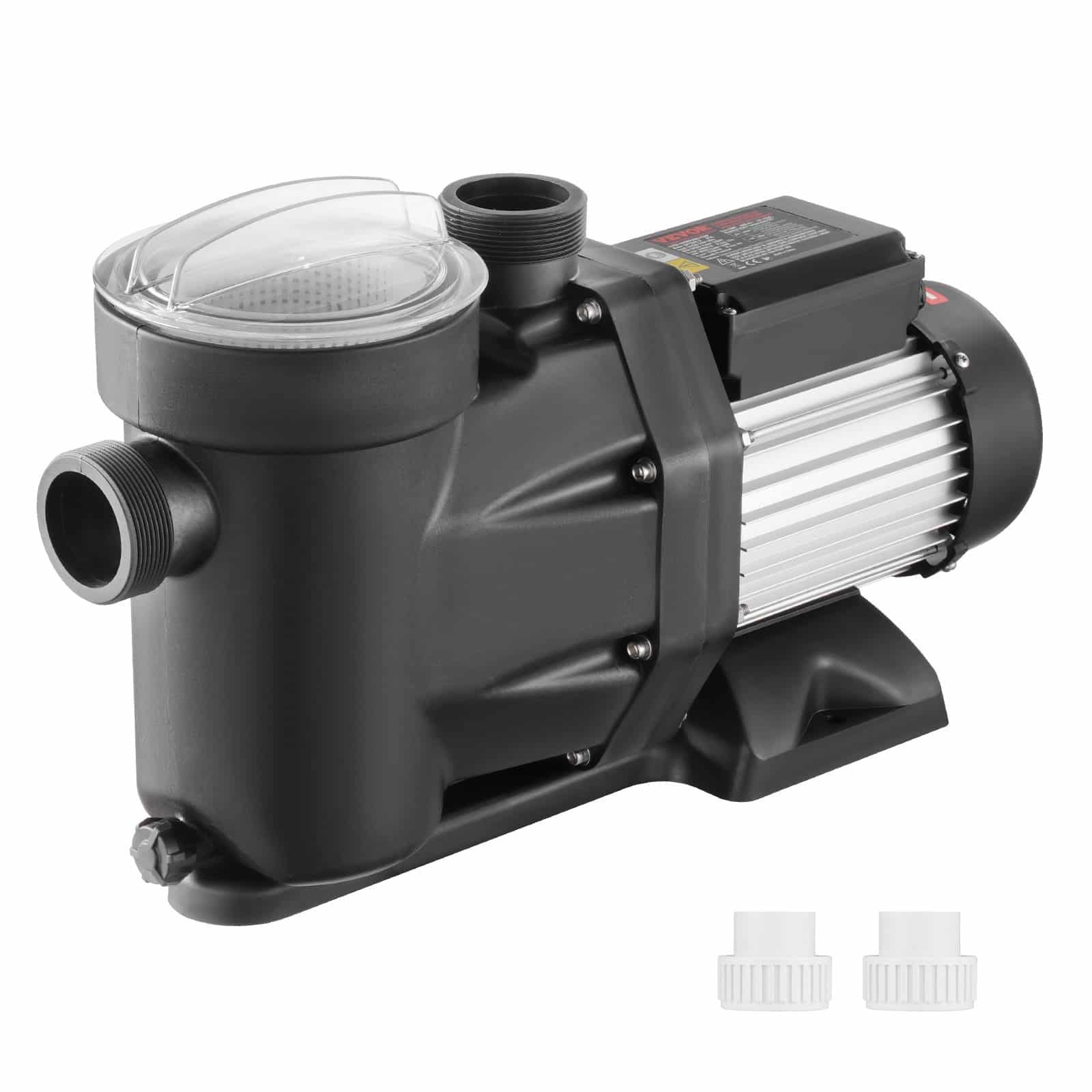 VEVOR 1100W kahetasandiline pinnapealne basseinipump, 220–240V, 27.8 m³/h vooluhulk, CE sertifikaat, energiasäästlik pump