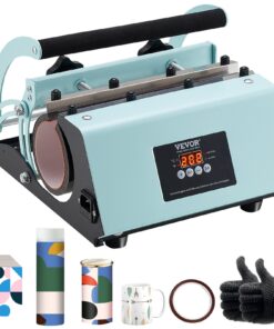 Тепловой пресс VEVOR Tumbler 311.8 — 850,5 г, 1130 унций Сублимационная машина для кружек, бутылок и чашек, зеленая