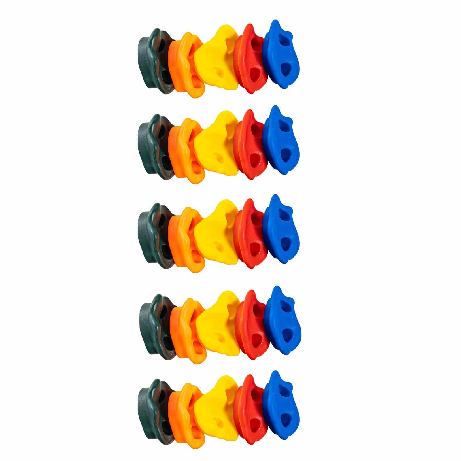 VEVOR 25 Climbing Holds, Multi-Color & Size Rock Wall Grips with Mounting Hardware for Indoor & Outdoor Use, Kids & Adults, Max 200kg — изображение 11