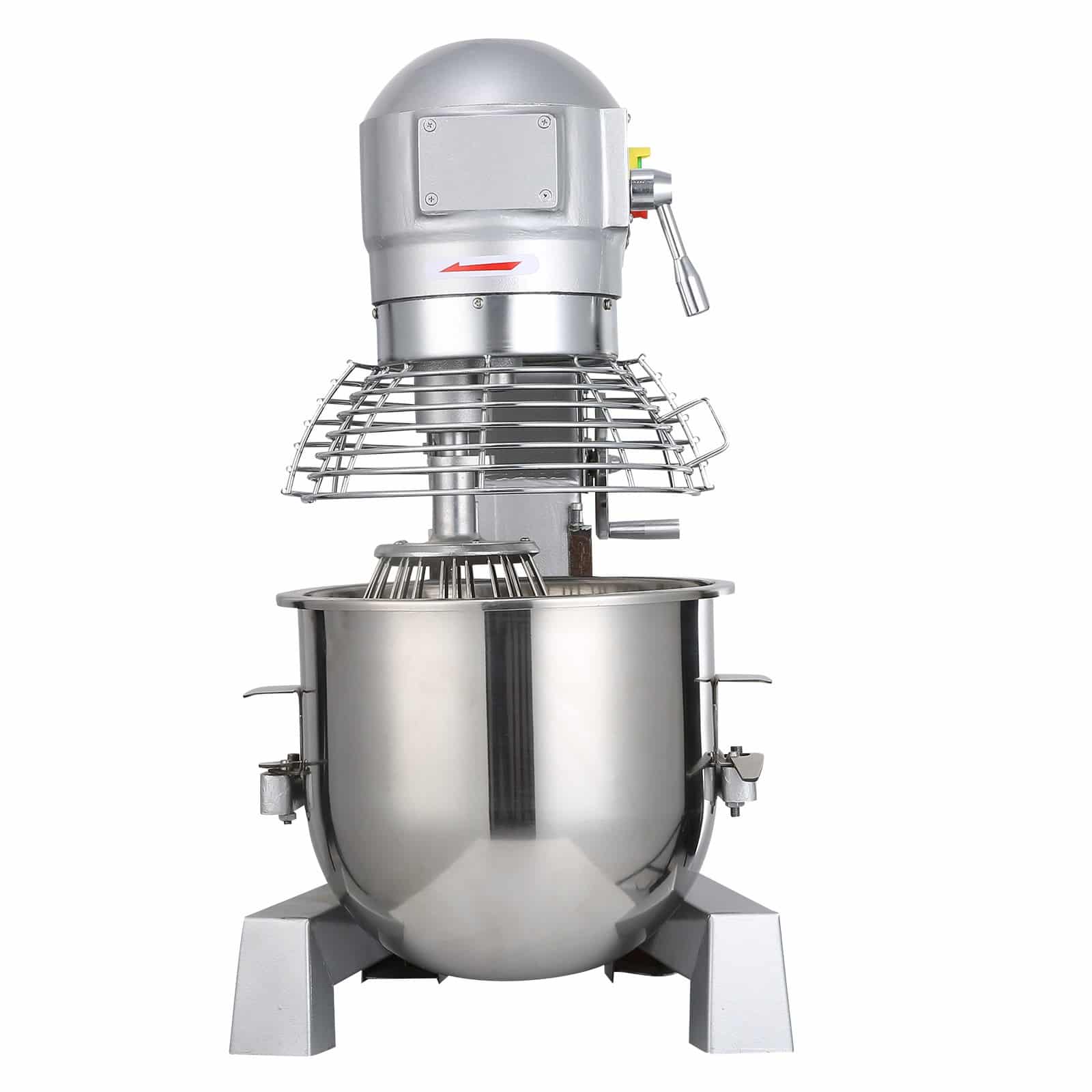 VEVOR 15L Commercial Food Mixer 600W, 3 Speeds (130/233/415 RPM), Stainless Steel Bowl & Attachments for Bakery & Kitchen — изображение 10