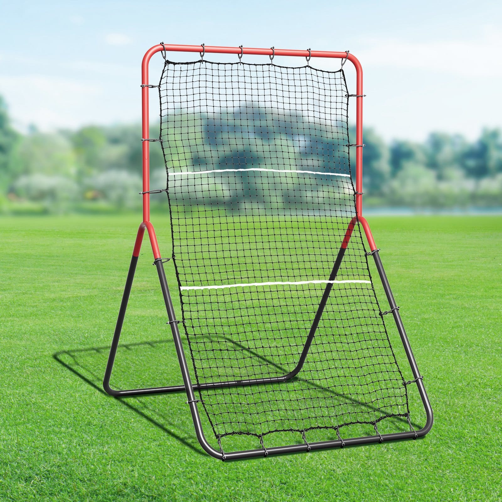 VEVOR 120x165 cm Baseball & Softball Rebound Net with 3-Zone Pitchback, Target Trainer for Throwing & Fielding Practice — attēls 8