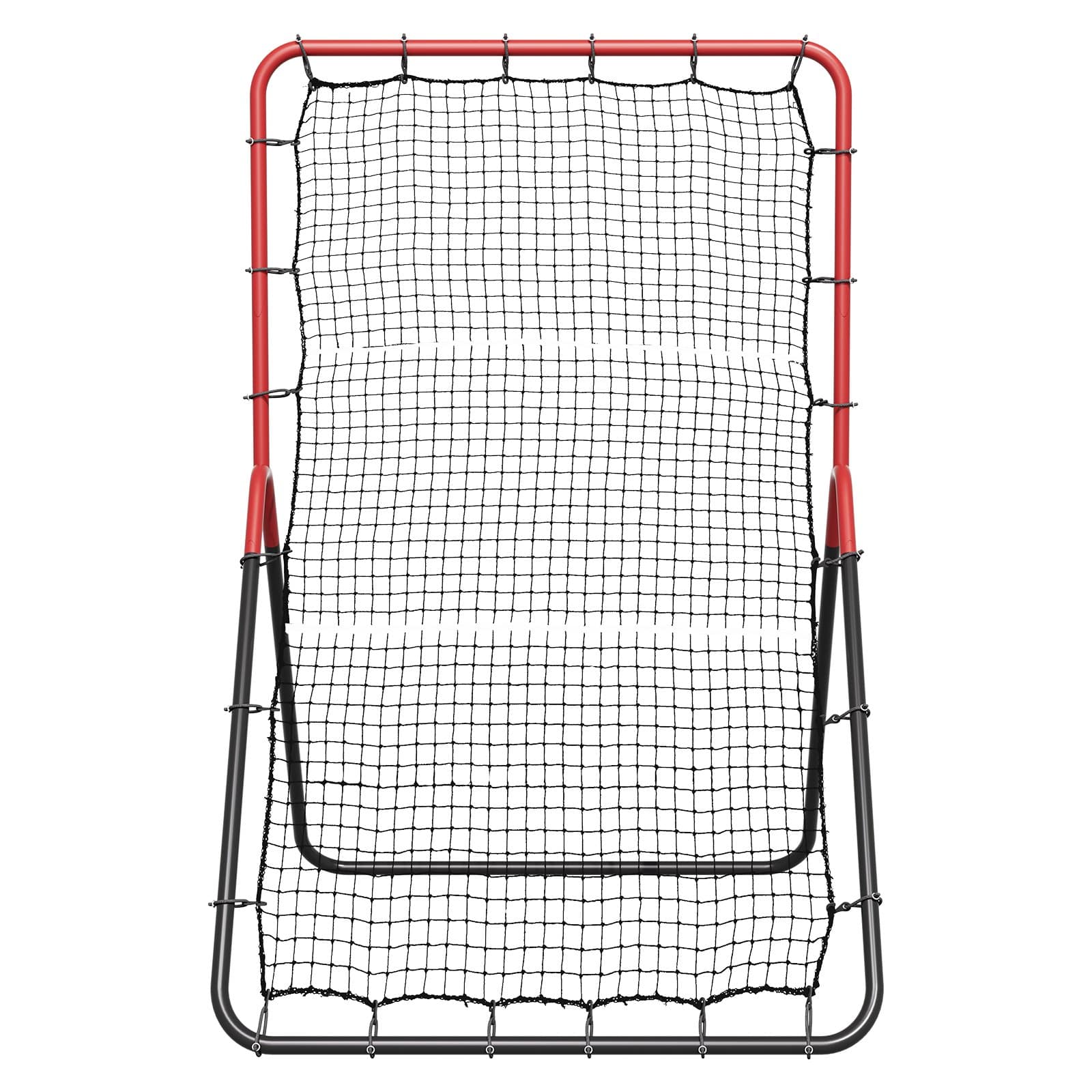 VEVOR 120x165 cm Baseball & Softball Rebound Net with 3-Zone Pitchback, Target Trainer for Throwing & Fielding Practice — attēls 12