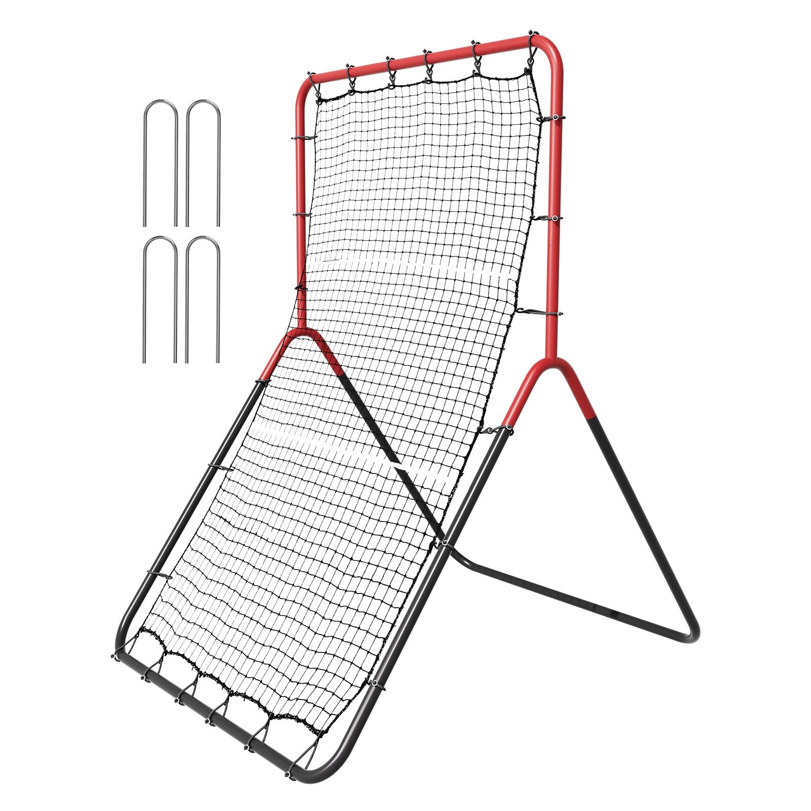 VEVOR 120x165 cm Baseball & Softball Rebound Net with 3-Zone Pitchback, Target Trainer for Throwing & Fielding Practice — attēls 9