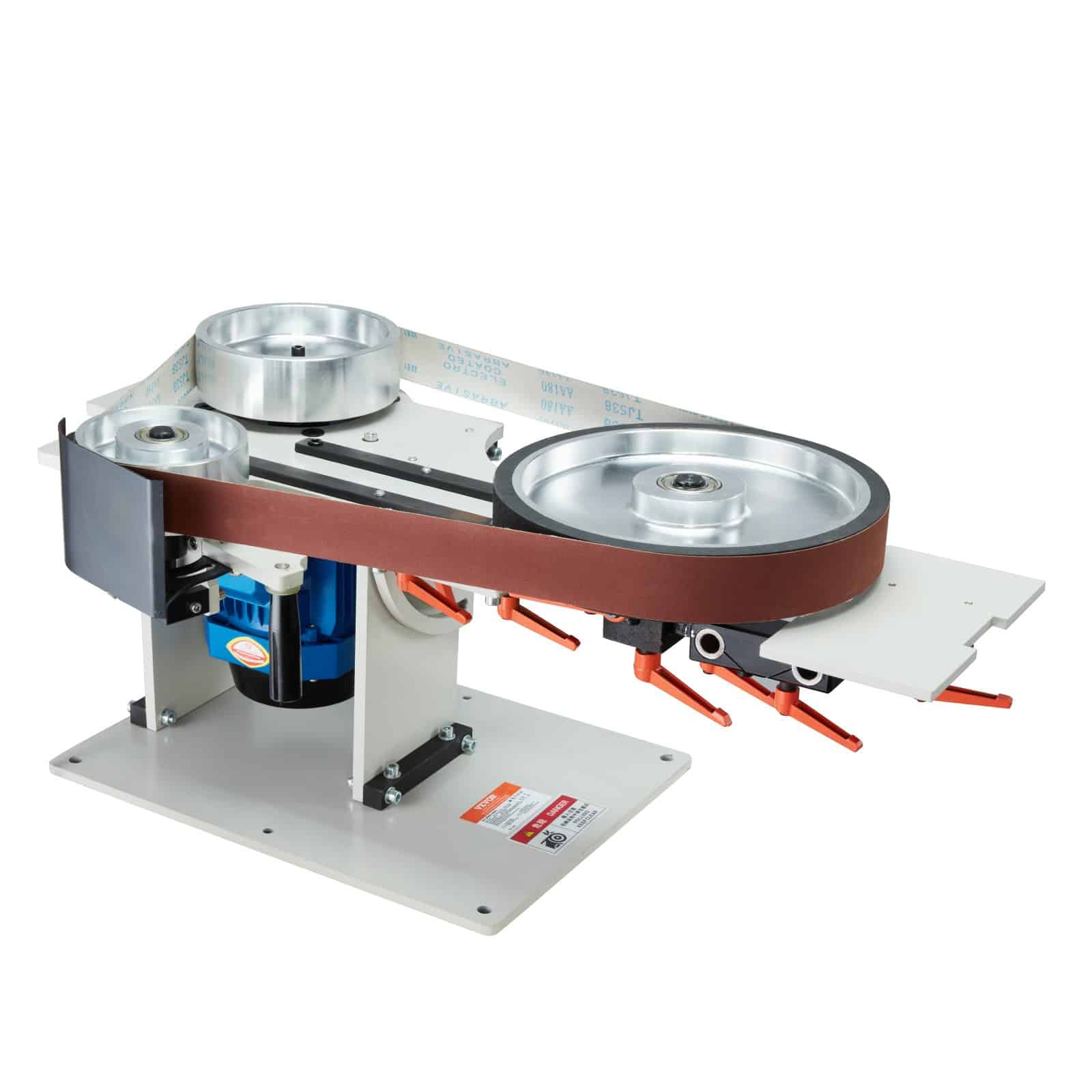 VEVOR 1500W Variable Speed Belt Grinder Sander with VFD, 72x5cm Knife Sharpener, 3 Grinding Modes, 3 Belts for Metalworking - Image 10