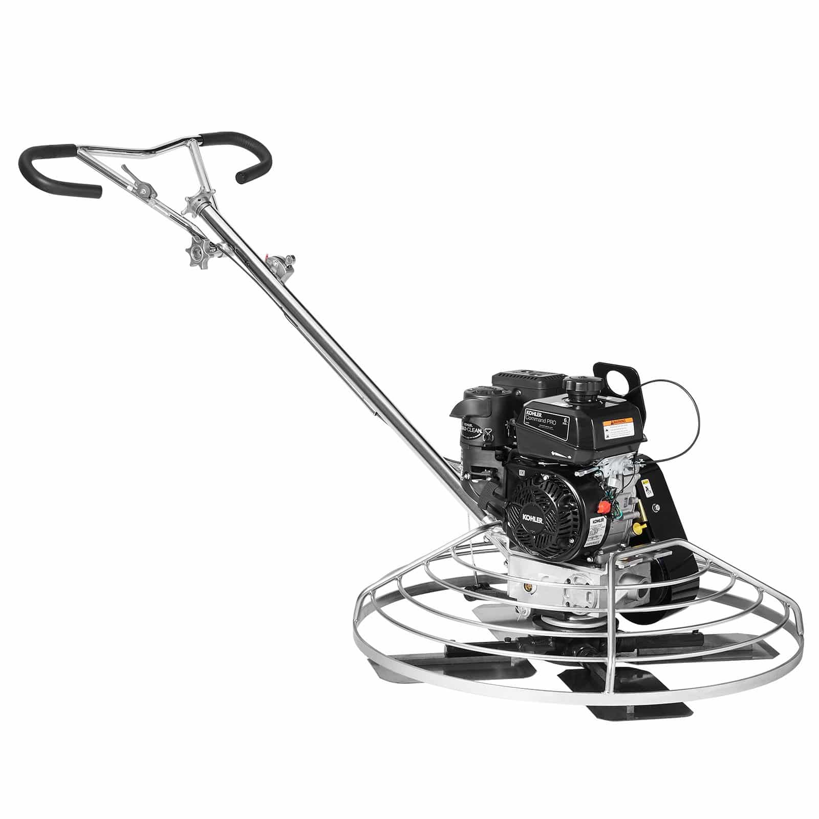 VEVOR 96.5cm Walk-Behind Power Trowel with 6HP KOHLER Engine, Concrete Surface Finisher with Float Pan & Blade, Heavy Duty — изображение 12