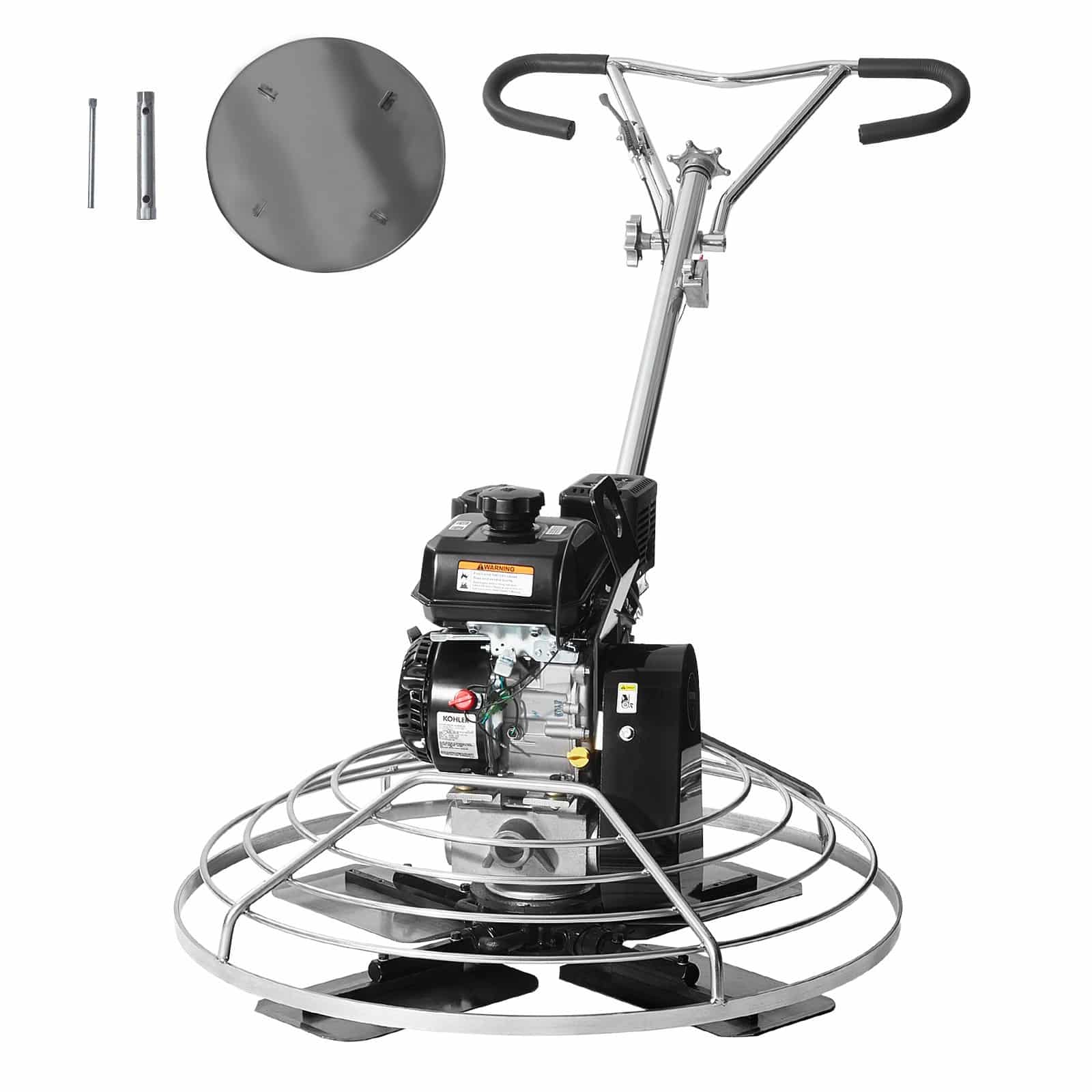 VEVOR 96.5cm Walk-Behind Power Trowel with 6HP KOHLER Engine, Concrete Surface Finisher with Float Pan & Blade, Heavy Duty — изображение 9