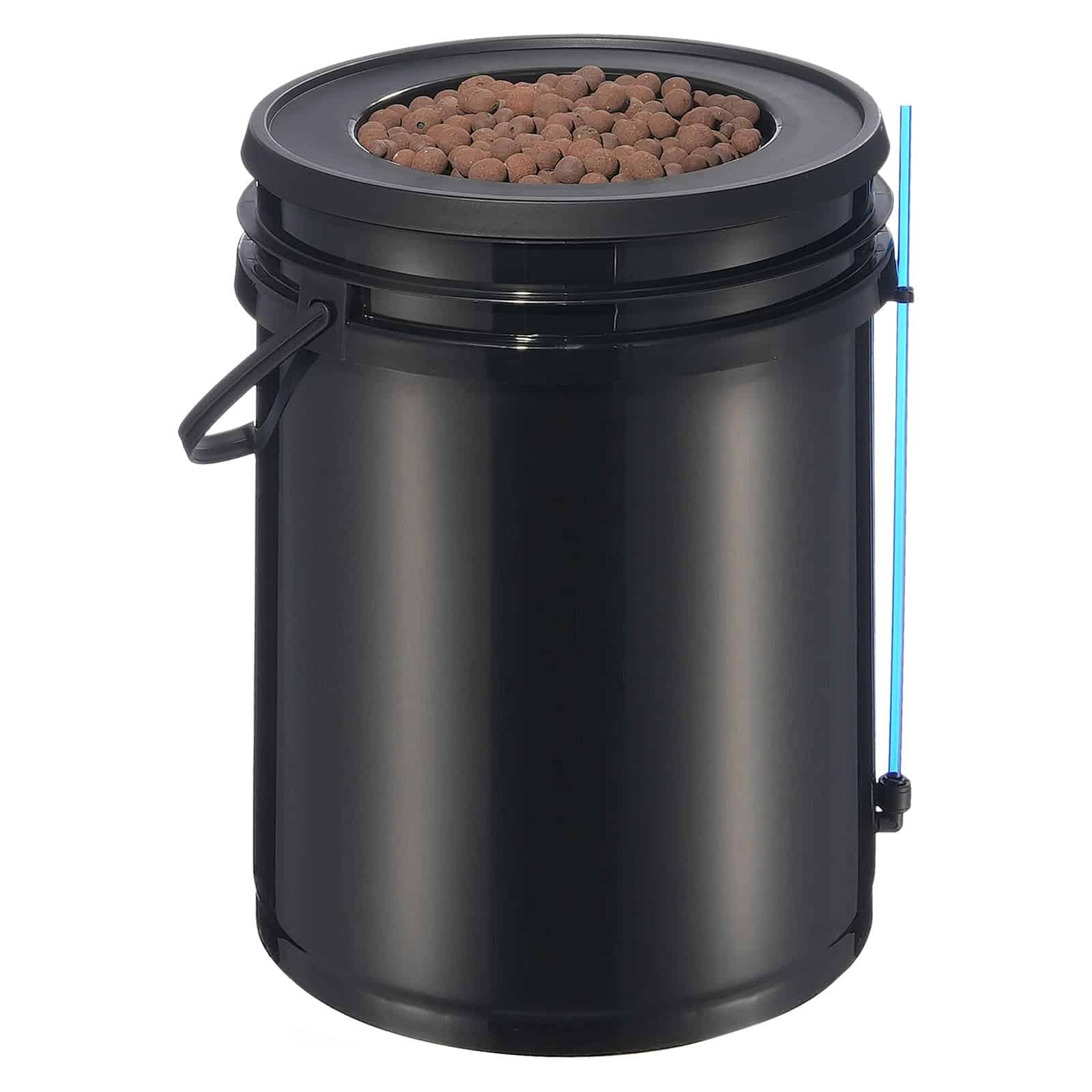 VEVOR 18.9L DWC Hydroponic Grow System with Top Drip Kit, Air Pump & Stone, for Leafy Vegetables (1 Bucket Set) - Image 12