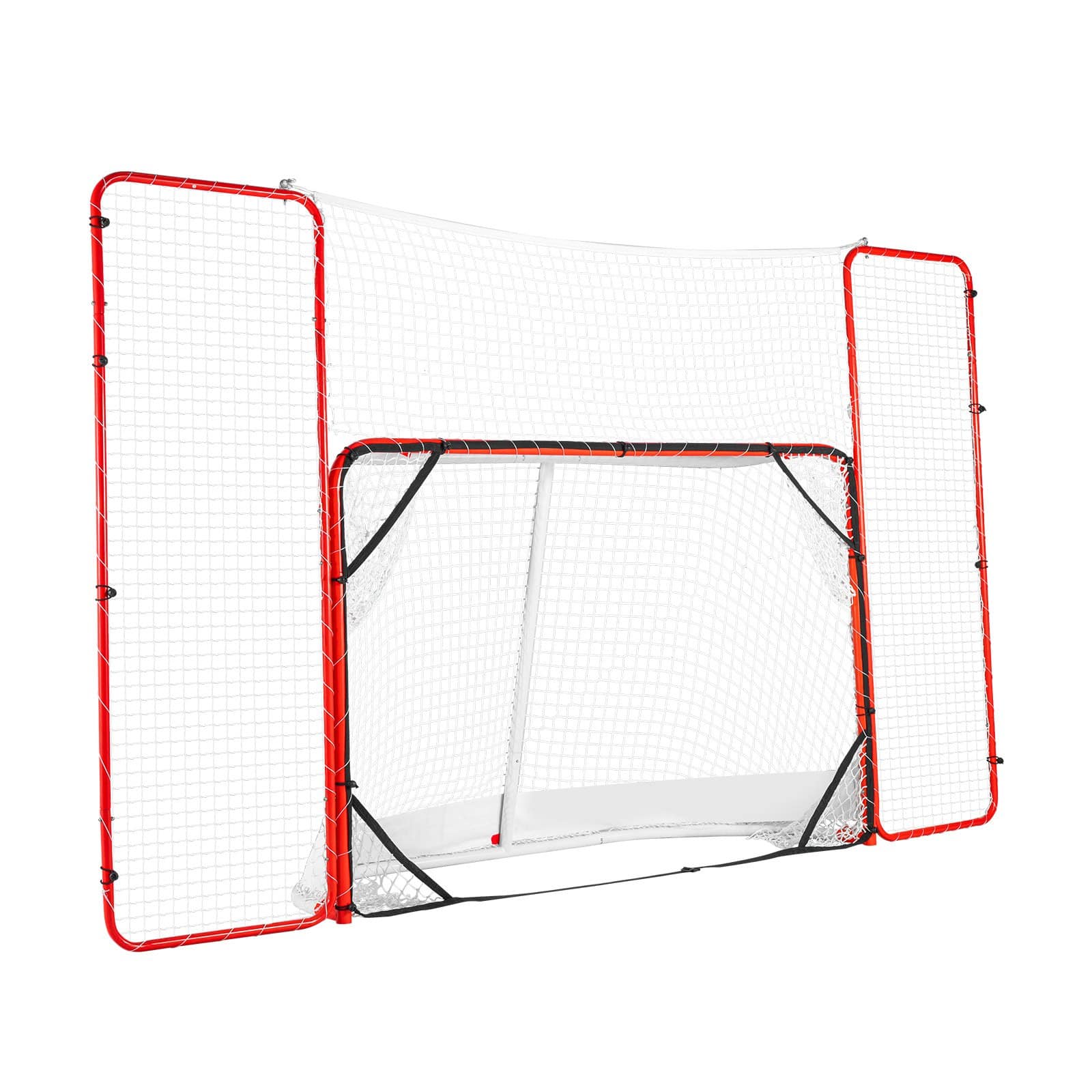 VEVOR Steel Hockey Goal 182.9 cm with Backstop & Targets – Outdoor Training Net with 4mm Mesh & Side Nets - Pilt 10