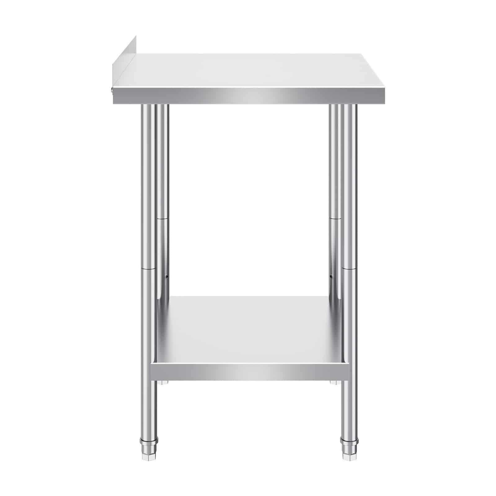 VEVOR Stainless Steel Work Table 61x61x91cm, Adjustable Height, Heavy Duty Prep Table for Restaurant, Home, Hotel Use — attēls 9