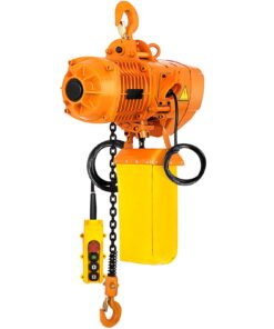 Электрическая Цепная Таль VEVOR 1000 кг, 4 м Подъема, 3,3 м/мин, 230В, Цепь G80, Проводной Пульт – Для Гаража, Мастерской