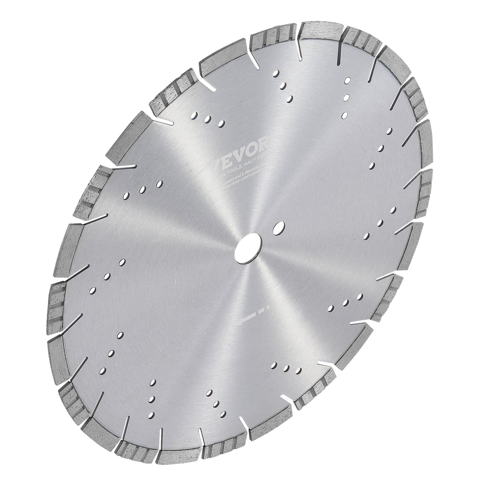 VEVOR 350mm Diamond Concrete Saw Blade, 12mm Slanted Teeth, 25.4mm Arbor, Wet & Dry Cutting for Concrete, Tile, Brick, Stone — изображение 10