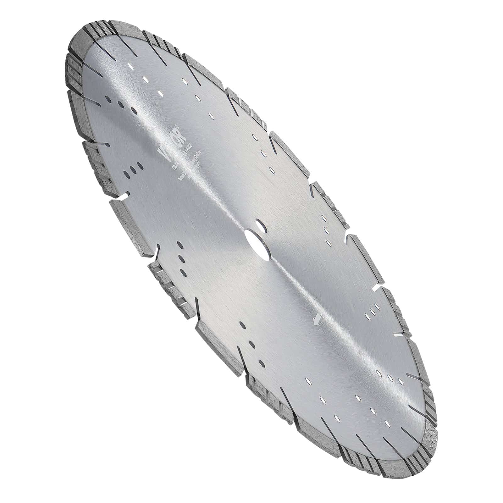 VEVOR 350mm Diamond Concrete Saw Blade, 12mm Slanted Teeth, 25.4mm Arbor, Wet & Dry Cutting for Concrete, Tile, Brick, Stone — изображение 11