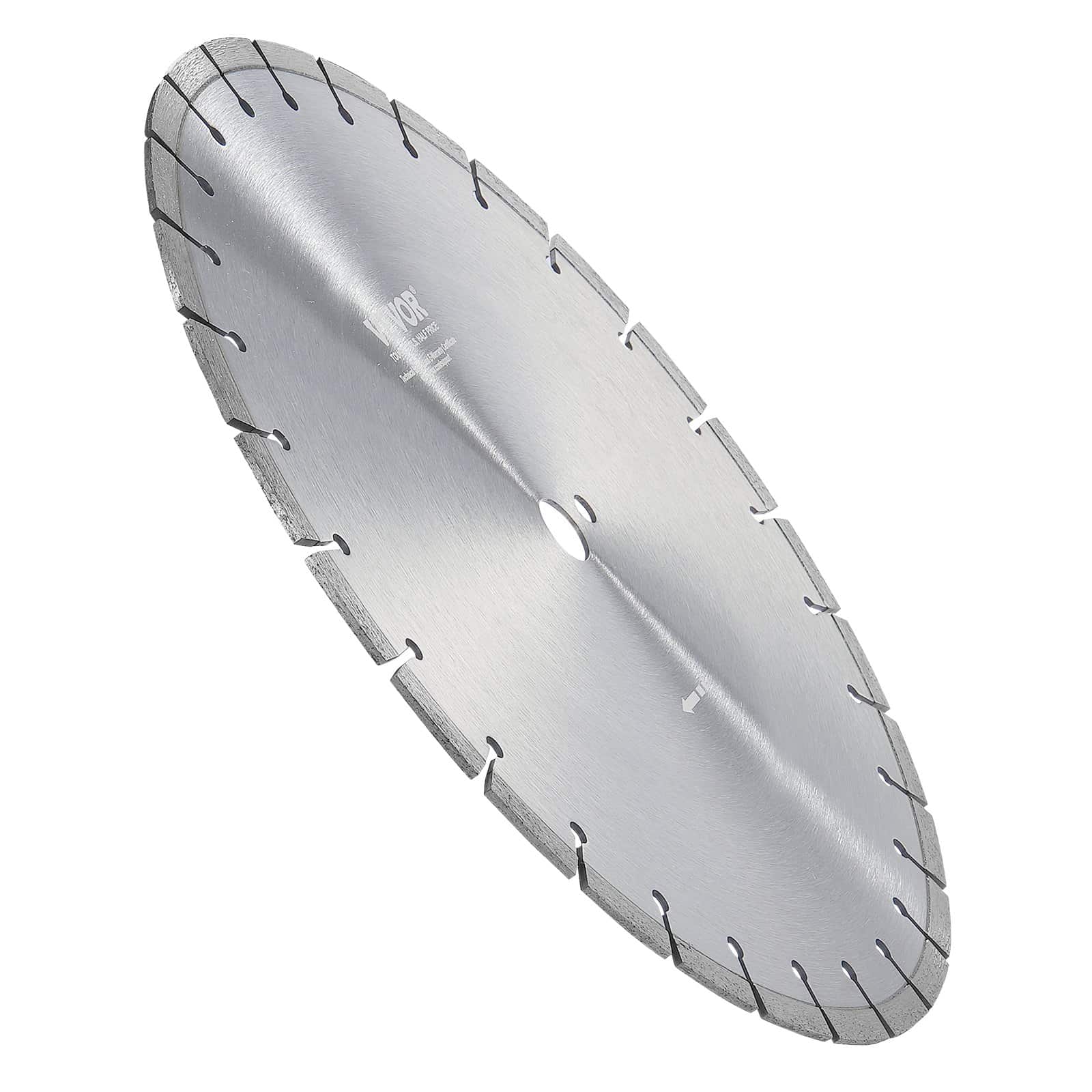 VEVOR 400mm Diamond Concrete Saw Blade, 12mm Flat Teeth, Universal 25.4mm Arbor, Wet/Dry Cut for Concrete, Brick, Tile — изображение 11
